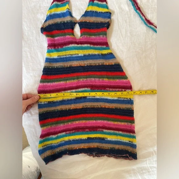 Misaeie crotchet dress rainbow - Picture 4 of 7